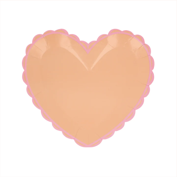 Pastel Heart Small Plates - The Pretty Prop Shop Parties