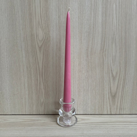 Moreton Taper Candle 25cm - Rose Pink