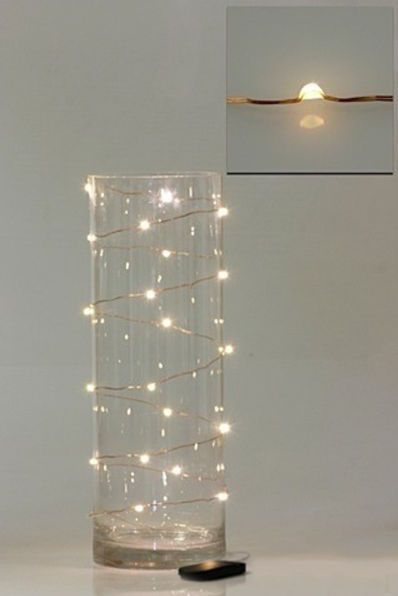 Copper Seed Light String 2m - Warm White - The Pretty Prop Shop Parties