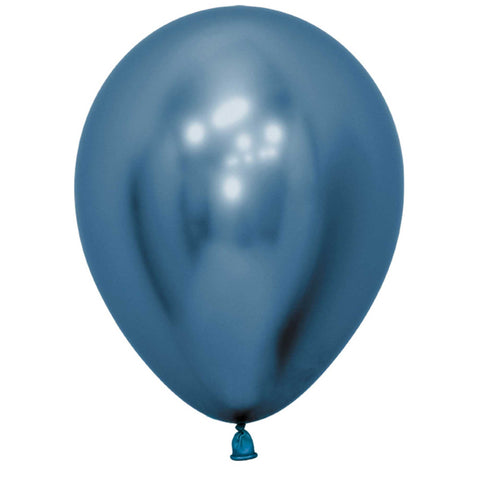 Sempertex Metallic Reflex Blue 12cm Balloon