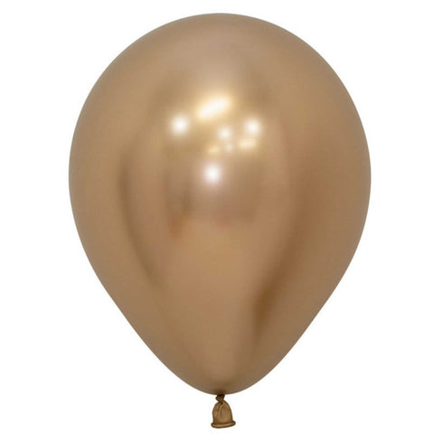 Sempertex Metallic Reflex Gold 12cm Balloon
