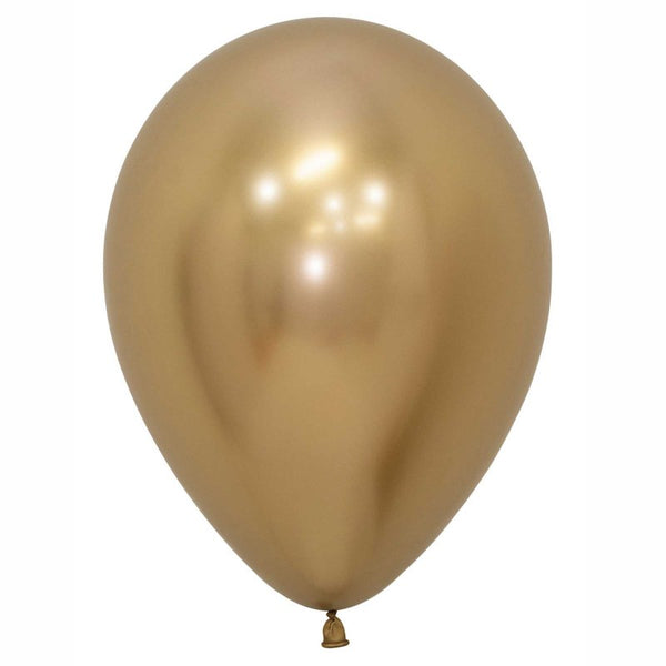 Sempertex Reflex Gold Metallic 30cm Balloon
