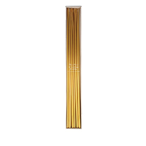 Tall Tapered Candles - Gold