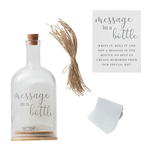 Message in a Bottle Wedding Guest Book Alternative - The Pretty Prop Shop Parties