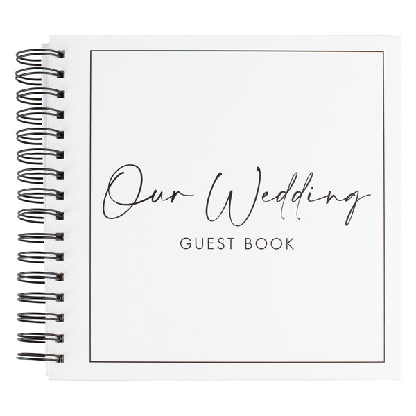 Black and White Wedding Guest Book - The Pretty Prop Shop Parties