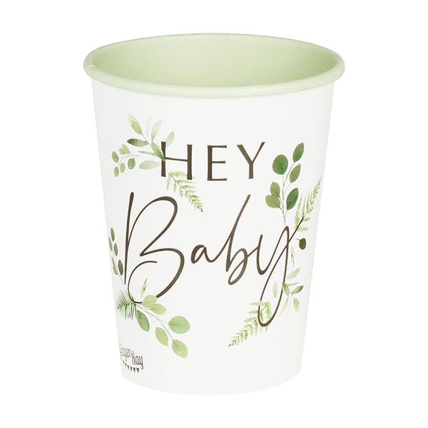 Hey Baby Cups - Botanical Baby - The Pretty Prop Shop Parties