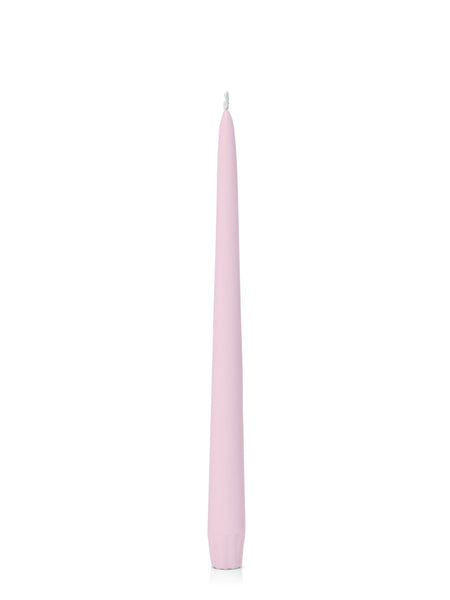 Moreton Taper Candle 25cm - Pastel Pink - The Pretty Prop Shop Parties
