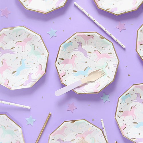 Magical Unicorn Small Plates - The Pretty Prop Shop Parties