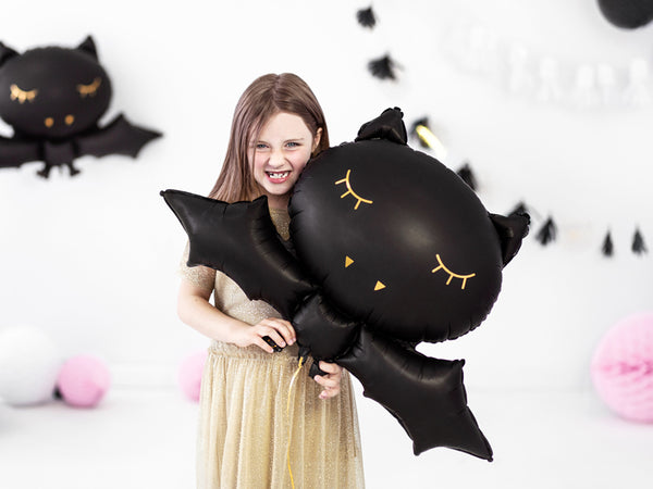 Bat Black Foil Balloon - The Pretty Prop Shop Parties