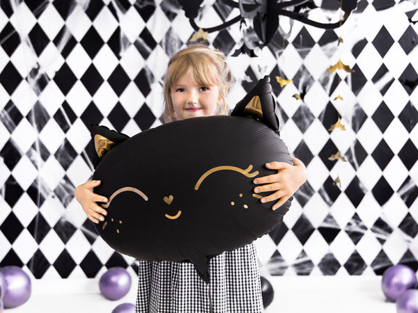 Kitty Cat Black Foil Balloon