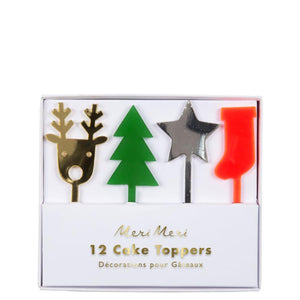 Festive Acrylic Cake Toppers - The Pretty Prop Shop Parties, Auckland New Zealand