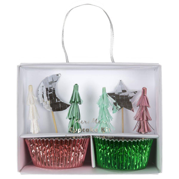 Festive Tree Christmas Cupcake Kit - The Pretty Prop Shop Parties