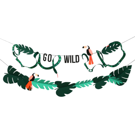 Go Wild Large Garland - The Pretty Prop Shop Parties