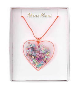 Heart Shaker Necklace - The Pretty Prop Shop Parties, Auckland New Zealand