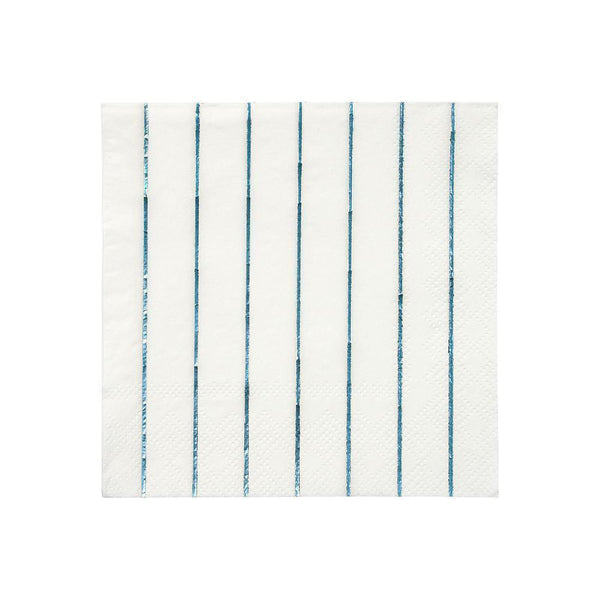 Holographic Blue Napkins Small - The Pretty Prop Shop Parties