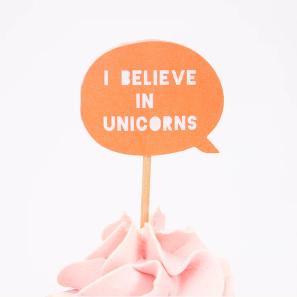 I Believe In Unicorns Cupcake Kit - The Pretty Prop Shop Parties