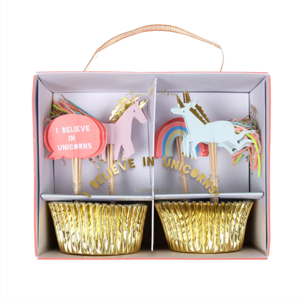 I Believe In Unicorns Cupcake Kit - The Pretty Prop Shop Parties