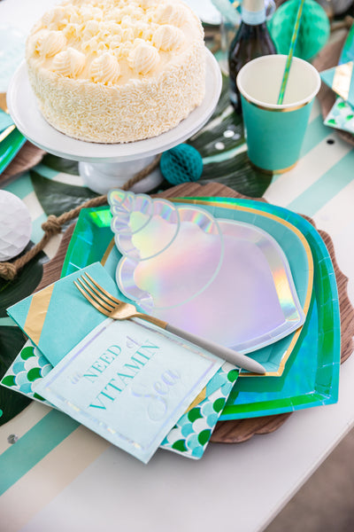 Shell Yeah Dinner Plates - The Pretty Prop Shop Parties