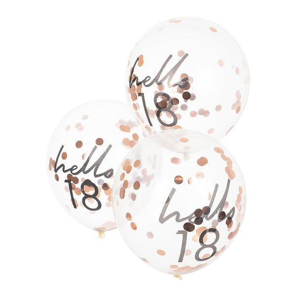Hello 18 Birthday Balloons - The Pretty Prop Shop Parties