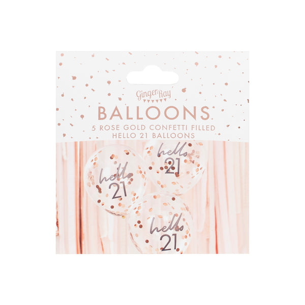 Hello 21 Birthday Balloons - The Pretty Prop Shop Parties