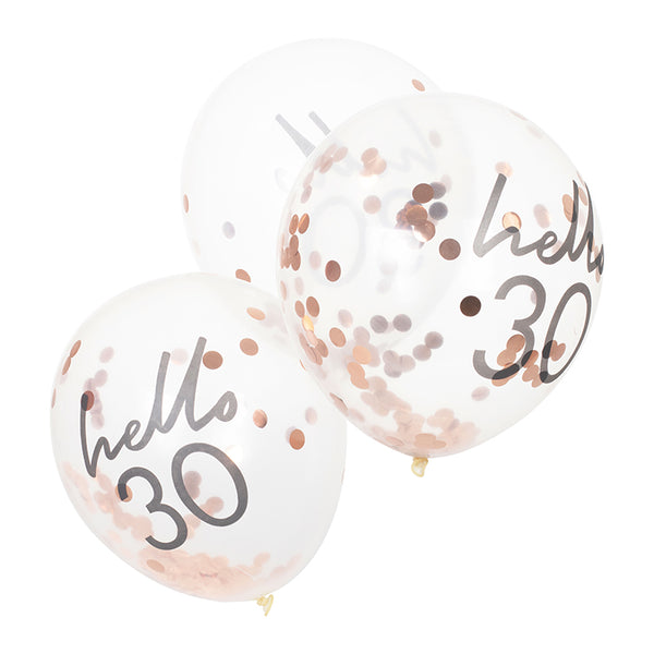 Hello 30 Birthday Balloons - The Pretty Prop Shop Parties