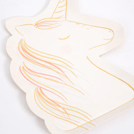 Magical Unicorn Plates (x 8) - The Pretty Prop Shop Parties