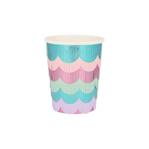 Mermaid Scalloped Fringe Cups - The Pretty Prop Shop Parties