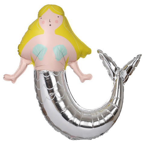 Mermaid Mylar Balloon - The Pretty Prop Shop Parties, Auckland New Zealand