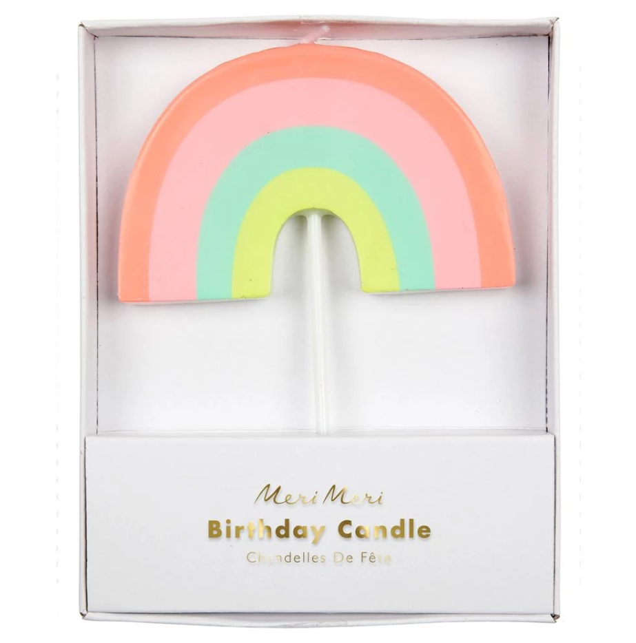Rainbow Candle - The Pretty Prop Shop Parties, Auckland New Zealand