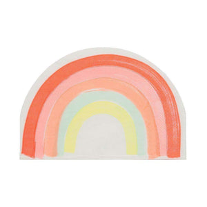 Rainbow Paper Napkins Large - Bright and Beautiful Rainbow Party Napkins - The Pretty Prop Shop Parties