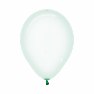 30cm Balloon Crystal Pastel Green (Single) - The Pretty Prop Shop Parties