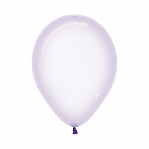 30cm Balloon Crystal Pastel Lilac (Single) - The Pretty Prop Shop Parties