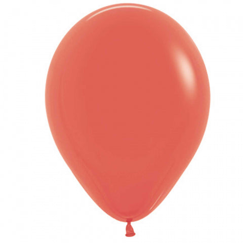 30cm Balloon Coral (Single) - The Pretty Prop Shop Parties