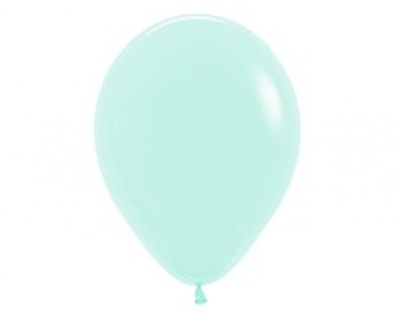 30cm Balloon Pastel Matte Green (Single) - The Pretty Prop Shop Parties, Auckland New Zealand