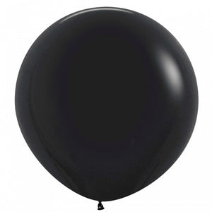 60cm Balloon Black (Single)