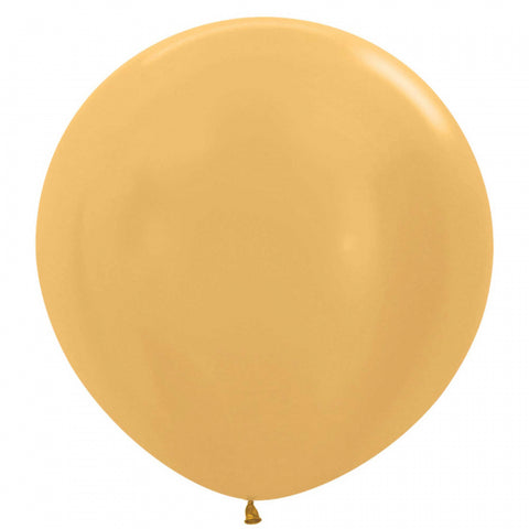 60cm Balloon Metallic Gold (Single) - The Pretty Prop Shop Parties, Auckland New Zealand