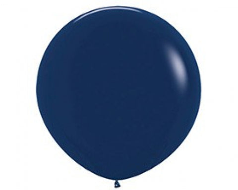 90cm Balloon Navy Blue (Single)