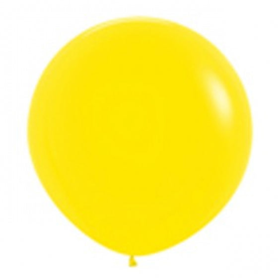90cm Balloon Yellow (Single) - The Pretty Prop Shop Parties
