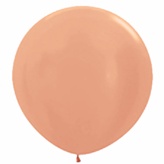90cm Balloon Metallic Rose Gold (Single) - The Pretty Prop Shop Parties