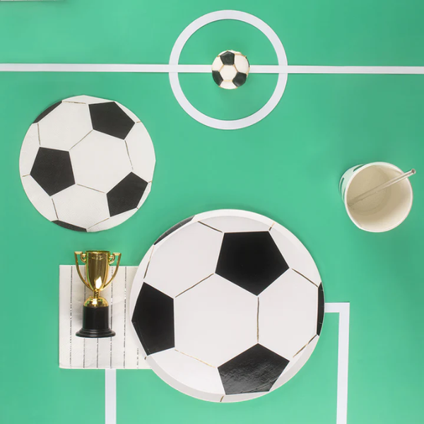 Soccer Cups (x 8) - The Pretty Prop Shop Parties