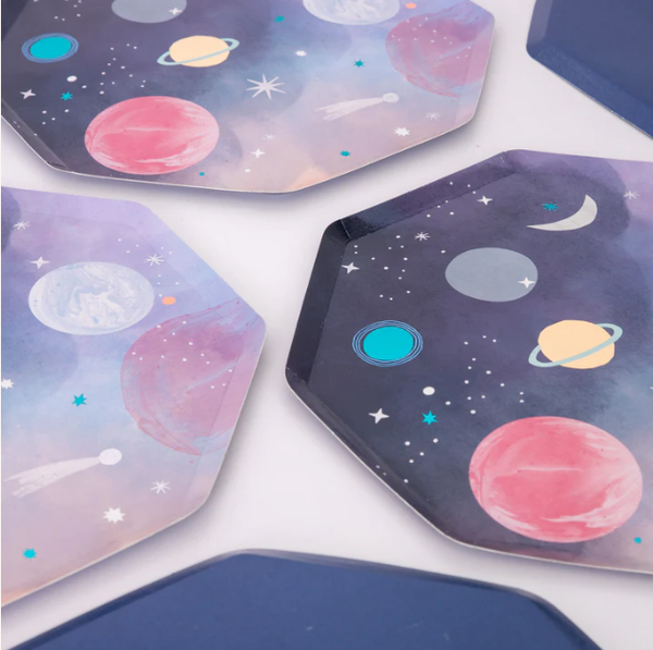 Space Dinner Plates - The Pretty Prop Shop Parties