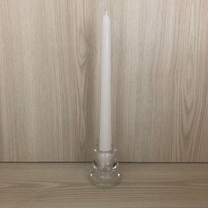 Taper Dinner Candle - White - The Pretty Prop Shop Parties, Auckland New Zealand