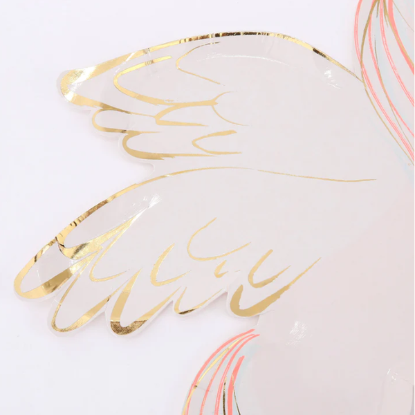 Winged Unicorn Plates (x 8) - The Pretty Prop Shop Parties