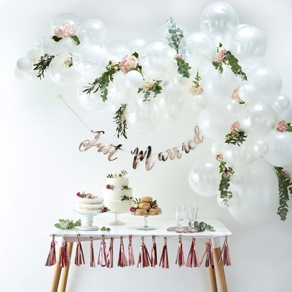 Balloon Arch Kit - White - The Pretty Prop Shop Parties, Auckland New Zealand