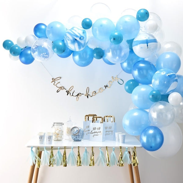 Balloon Arch Kit - Blue - The Pretty Prop Shop Parties, Auckland New Zealand