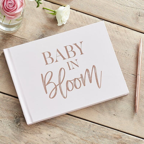Baby Shower Guest Book - Baby in Bloom