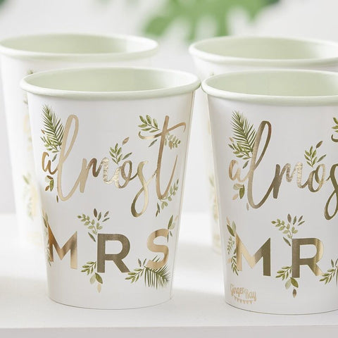 Almost Mrs Cups - Botanical Hen - The Pretty Prop Shop Parties