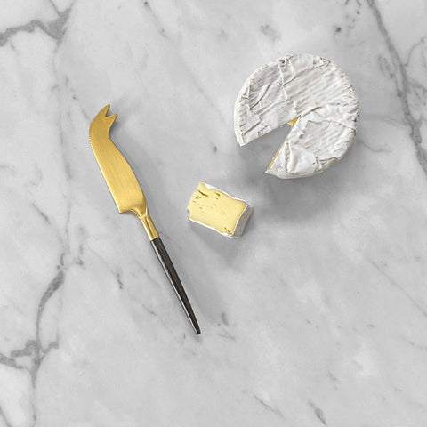 Santo Cheese Knife Black and Gold
