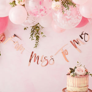 From Miss to Mrs Bunting - Floral Hen - The Pretty Prop Shop Parties, Auckland New Zealand