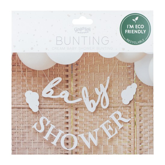 Clouds Baby Shower Bunting - Hello Baby